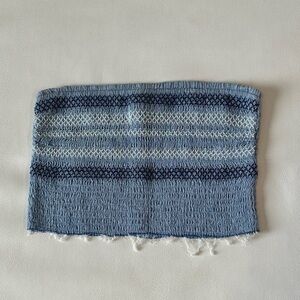 Abercrombie Blue Tube Top